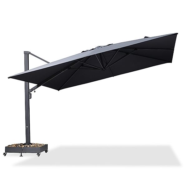 PURPLE LEAF Sonnenschirm Quadratisch Außenbereich Alu günstig online kaufen