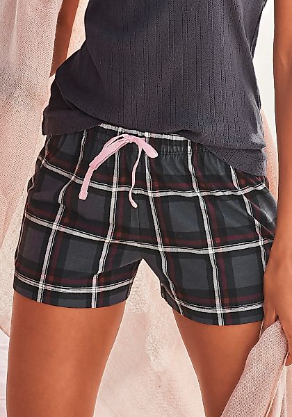 s.Oliver Pyjamashorts im Allover-Druck günstig online kaufen