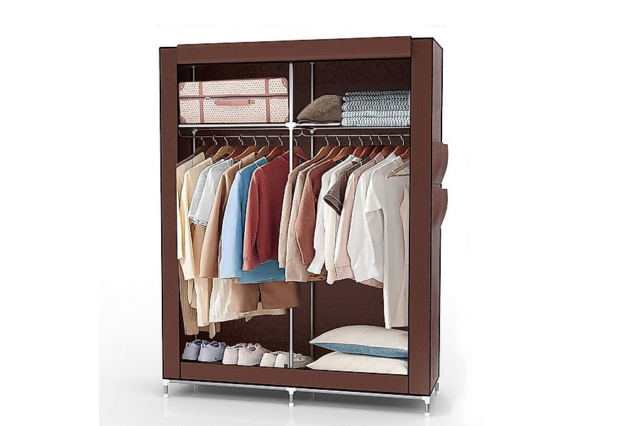 Intirilife Kleiderschrank (Stoffschrank, 1-St) Faltschrank 170x108x45 cm - günstig online kaufen