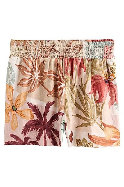 Next Shorts Geraffte Jersey-Shorts mit Palmenmuster (1-tlg) günstig online kaufen
