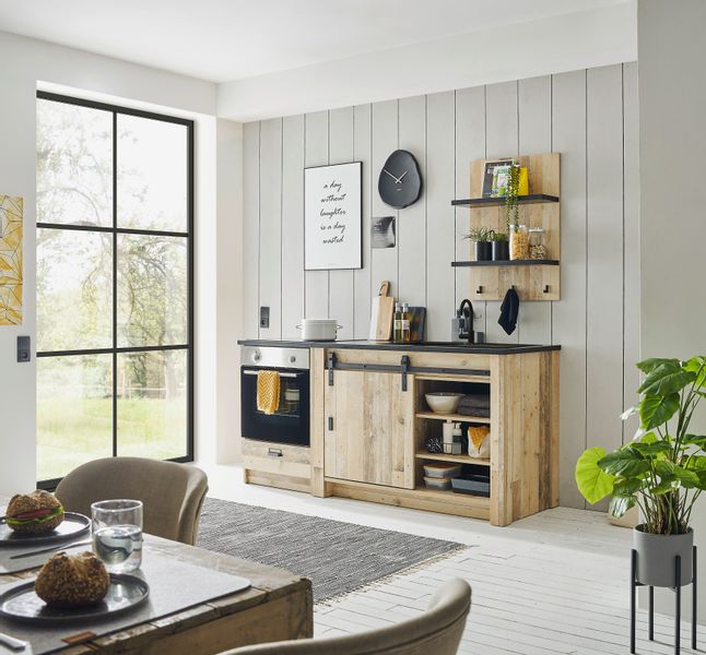 Home affaire Küchenzeile Sherwood, Breite 196 günstig online kaufen