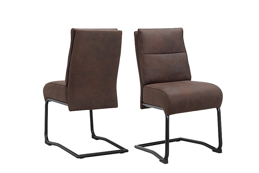 loft24 Esszimmerstuhl Sana (Set, 2 St), Freischwinger, Stuhl, Posterstuhl, günstig online kaufen