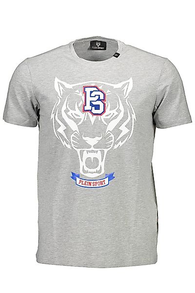 PLEIN SPORT T-Shirt Herren Graues Kurzarm günstig online kaufen