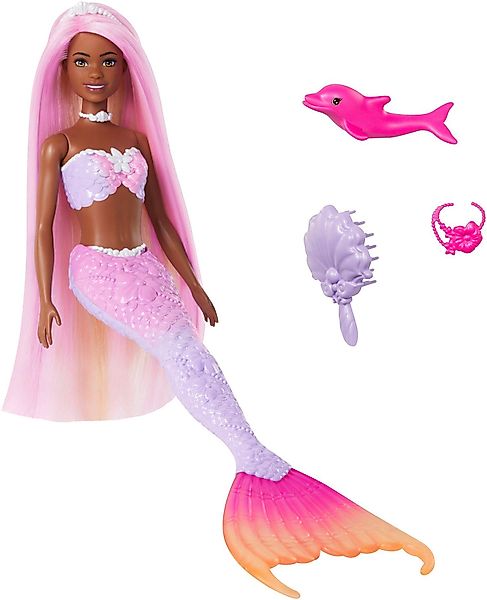 Barbie Meerjungfrauenpuppe Meerjungfrau Brooklyn, mit Farbwechsel günstig online kaufen