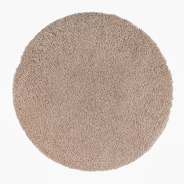 my home Teppich »Viva Teppich rund«, rund, 45 mm Höhe, Uni-Farben, einfarbi günstig online kaufen