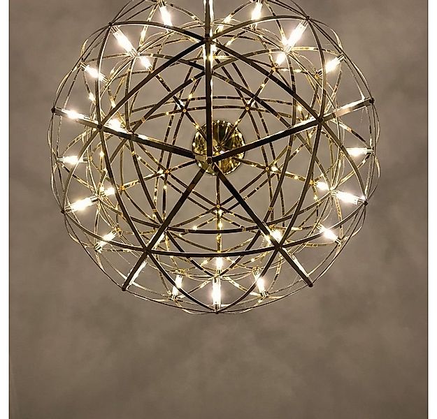 s.luce Pendelleuchte LED Hängeleuchte Atom Dimmbar Schwarzchrom, Warmweiß günstig online kaufen