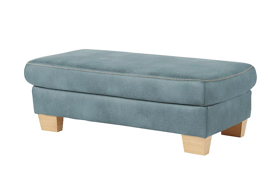 Mein Sofa bold XXL - Hocker  Beata ¦ blau ¦ Maße (cm): B: 130 H: 45 T: 65 P günstig online kaufen
