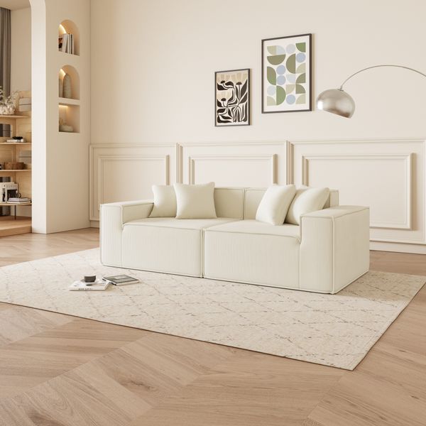JOULISE 2-Sitzer MINOVA 2-Sitzer Sofa, Cordstoff, günstig online kaufen