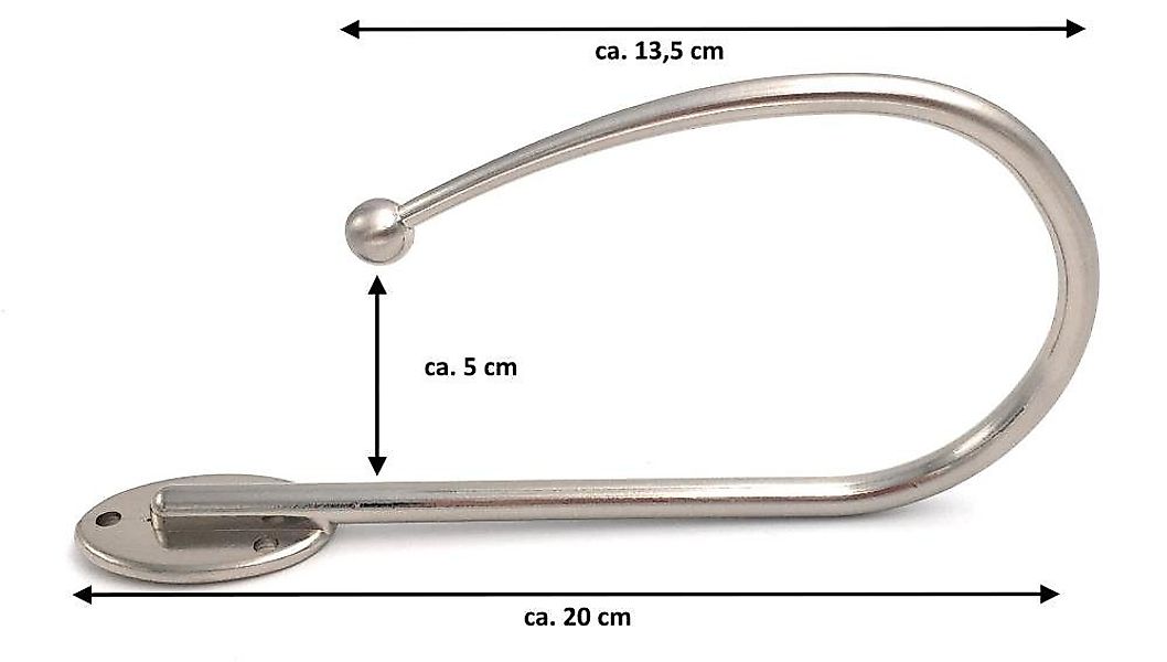 DécoProfi Raffhalter 1 Stück Raffbügel / günstig online kaufen