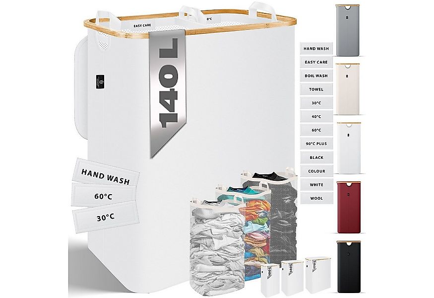 KESSER Wäschekorb, mit Deckel faltbar Wäschebox Wäschetruhe Wäschetonne günstig online kaufen