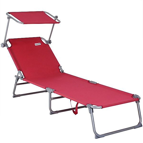 Casaria Gartenliege Hawaii, Klappbar Sonnenliege mit günstig online kaufen