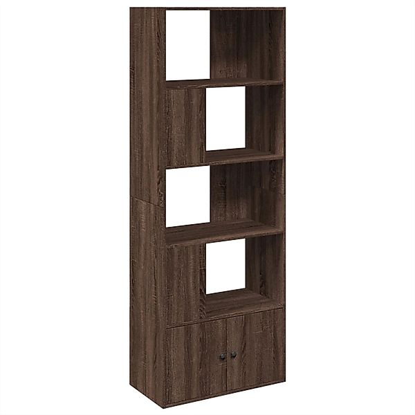 VidaXL Bücherregal Braun Eichen-Optik 70x36x189 cm Holzwerkstoff günstig online kaufen