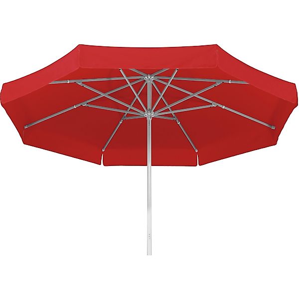 Schneider Marktschirm Jumbo Ø 400 cm Rot mit Seilzugmechanik günstig online kaufen