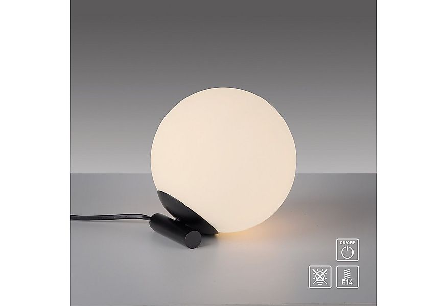 my home Tischleuchte Nymölla, ohne Leuchtmittel, Tischleuchte mit großer Gl günstig online kaufen