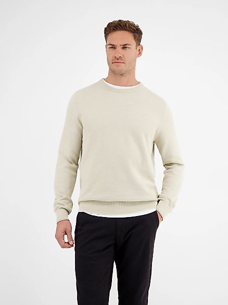 LERROS Strickpullover "LERROS Leichter Strickpullover mit schmaler Rippstru günstig online kaufen