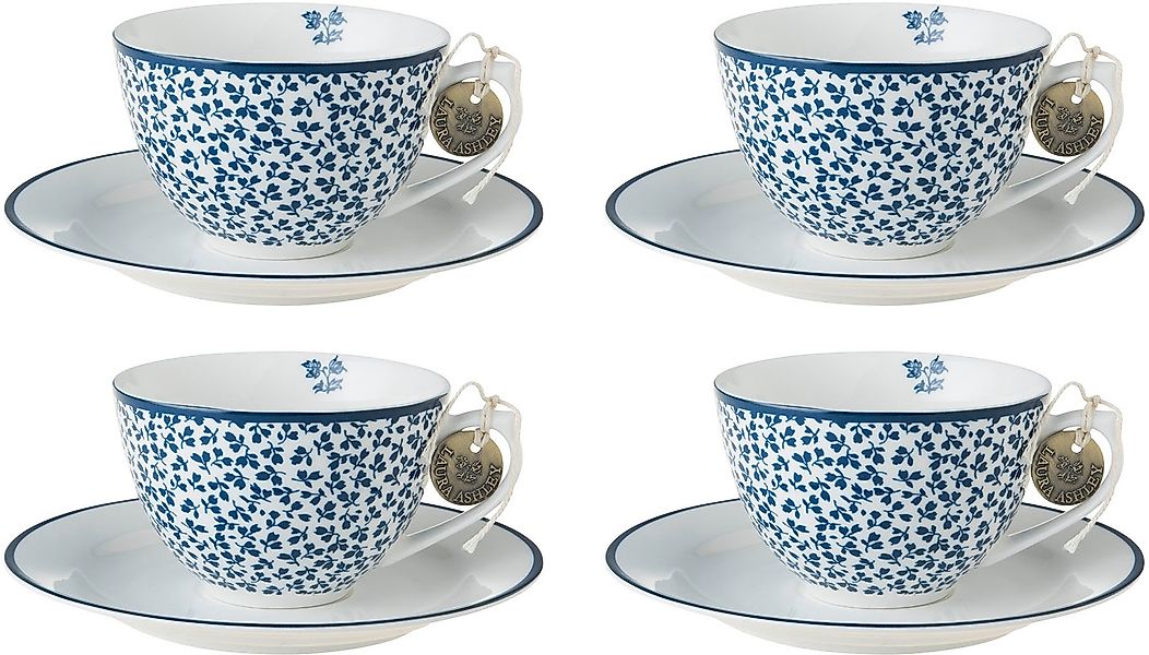 LAURA ASHLEY BLUEPRINT COLLECTABLES Cappuccinotasse »Floris«, (Set, 8 tlg., günstig online kaufen