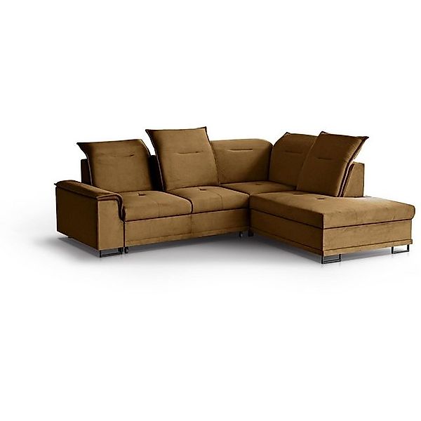 Beautysofa Ecksofa Bruno L Lieferung beinhaltet die Einbringung in die Wohn günstig online kaufen