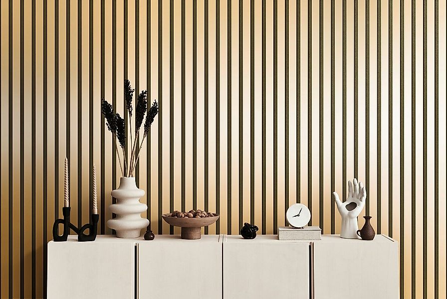 A.S. Création Vliestapete 50 Jahre AS Holzpaneele Tapete Holzoptik mit Meta günstig online kaufen