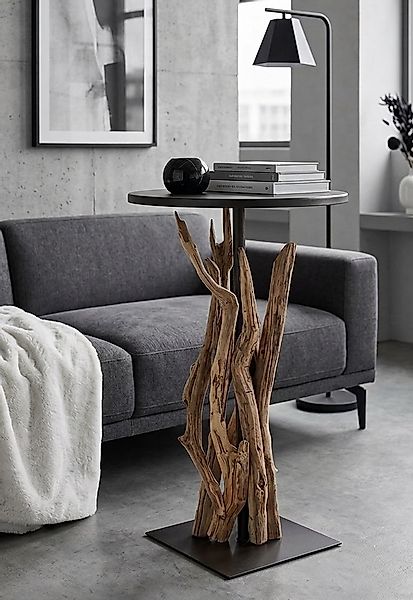 Raisa Beistelltisch mit Teakholz günstig online kaufen