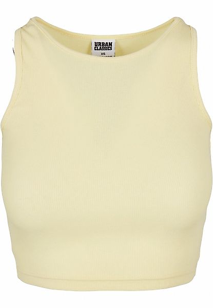 URBAN CLASSICS Muskelshirt "Urban Classics Damen Ladies Cropped Rib Top" 1 günstig online kaufen