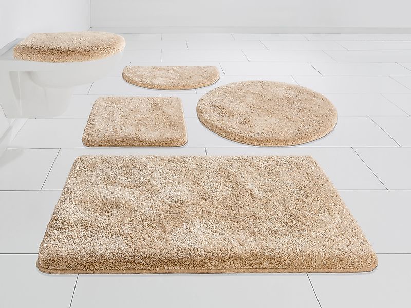 Grund Badematte "Melos, Badvorleger, Badezimmer Teppich, sehr weich" Höhe 2 günstig online kaufen