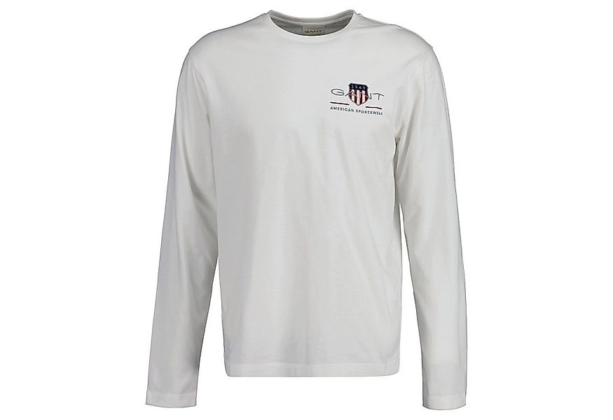 Gant T-Shirt Herren Longsleeve 1er Pack Baumwolle (Packung, 1er Pack) günstig online kaufen