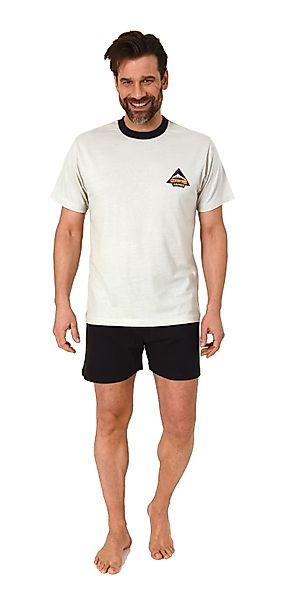 Normann Pyjama Normann Herren Schlafanzug kurzarm günstig online kaufen