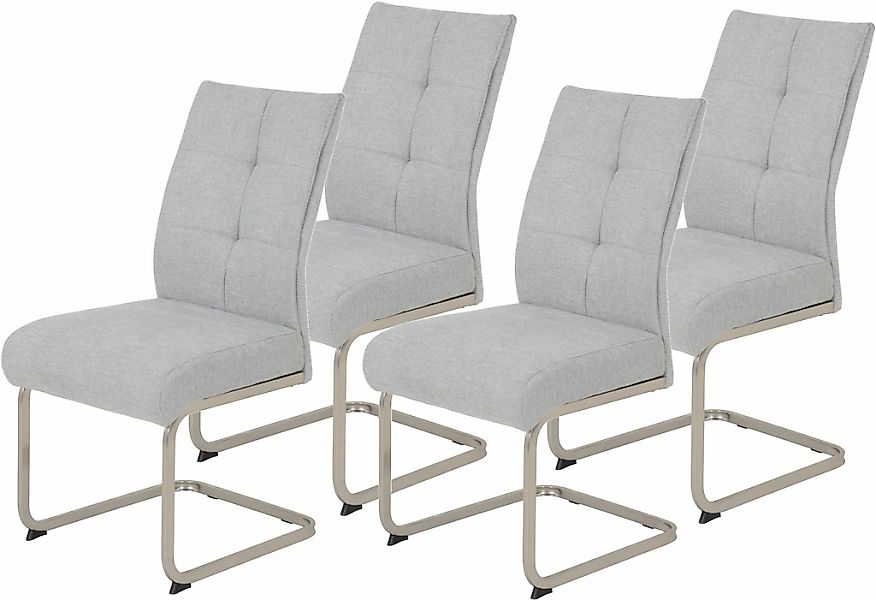 HELA Freischwinger "Ines" (Set) 4 Stk.bequeme Sitzbreite und Federkern Pols günstig online kaufen