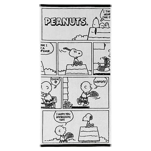 Vossen Handtücher PEANUTS Moments - Farbe: black-white - 0001 - Handtuch 50 günstig online kaufen