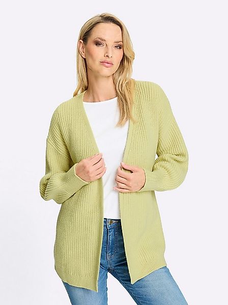 heine Strickjacke Strickjacke Langarm Rippoptik günstig online kaufen