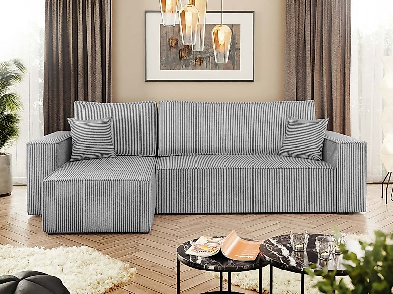 MIRJAN24 Ecksofa Karl Cord, mit Bettkasten günstig online kaufen