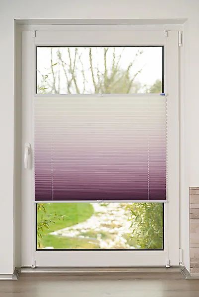K-HOME Plissee »Farbverlauf Sunrise«, Lichtschutz, ohne Bohren, verspannt günstig online kaufen