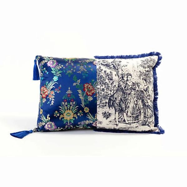 Kissen Hybrid - Argia textil blau / 50 x 35 cm - Seletti - Blau günstig online kaufen