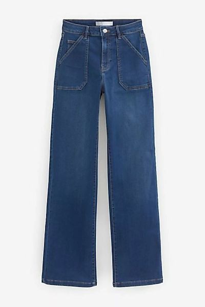Next Push-up-Jeans Weit geschnittene Jeans mit Utility-Tasche (1-tlg) günstig online kaufen