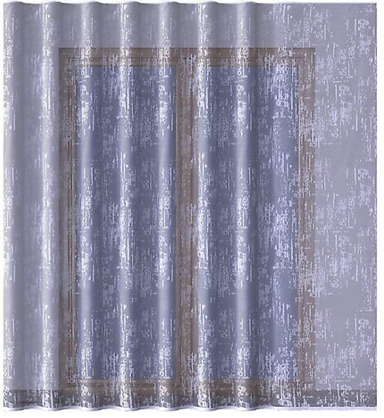 QBTEXTIL Gardine MARMOR, halbtransparent, Jacquard-Stoff, 1 St., Kräuselban günstig online kaufen