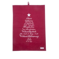 Krasilnikoff Geschirrtuch Geschirrhandtuch Christmas Words günstig online kaufen