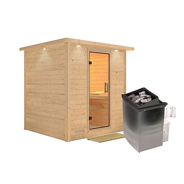 Karibu Sauna Maxi B/H/T: ca. 196x200x196 cm günstig online kaufen