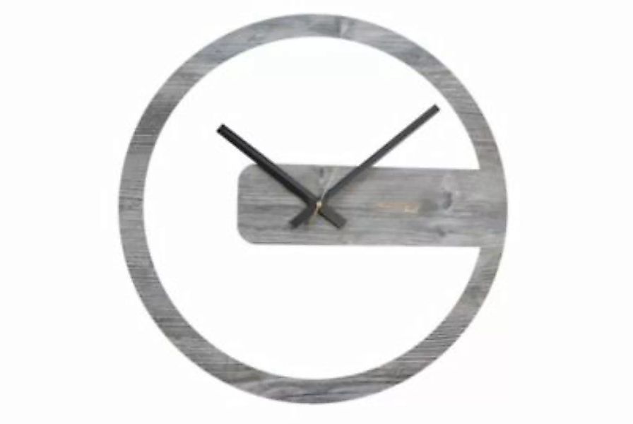SIBAL Design.Home "Wanduhr Uhr ""Modern Forms"" (50cm Durchmesser)" braun/g günstig online kaufen