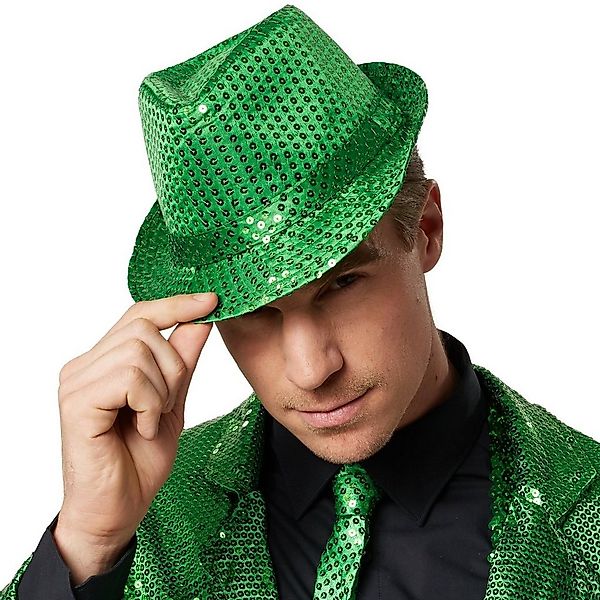 dressforfun Kostüm Partyhut mit Pailletten, Einfarbiger Hut in Einheitsgröß günstig online kaufen
