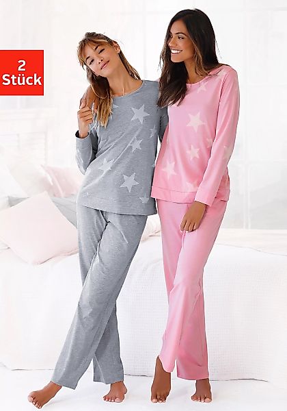 Arizona Pyjama, (4 tlg., 2 Stück) günstig online kaufen