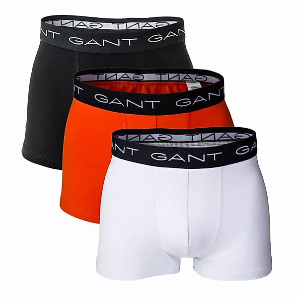 GANT Herren Boxer Shorts, 3er Pack - Trunks, Cotton Stretch günstig online kaufen
