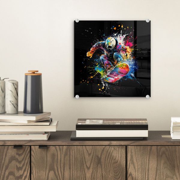 MuchoWow Acrylglasbild Graffiti - Sport - günstig online kaufen