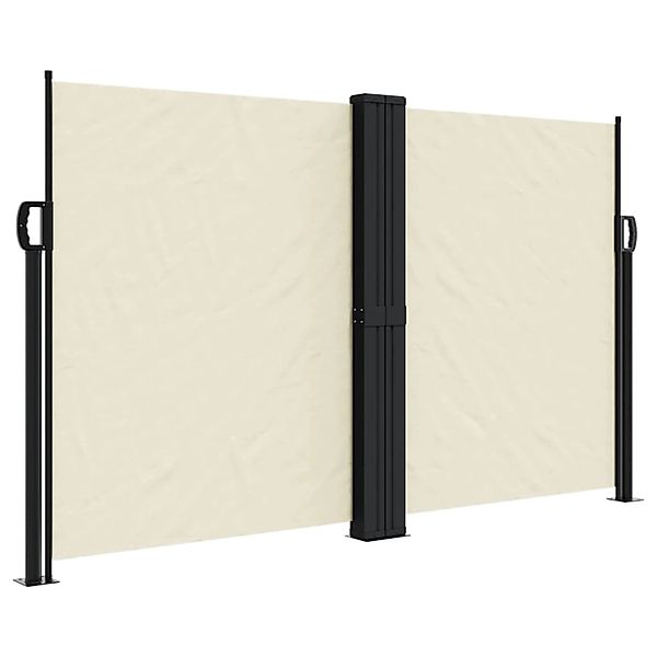 furnicato Seitenmarkise Ausziehbar Creme 140x600 cm günstig online kaufen