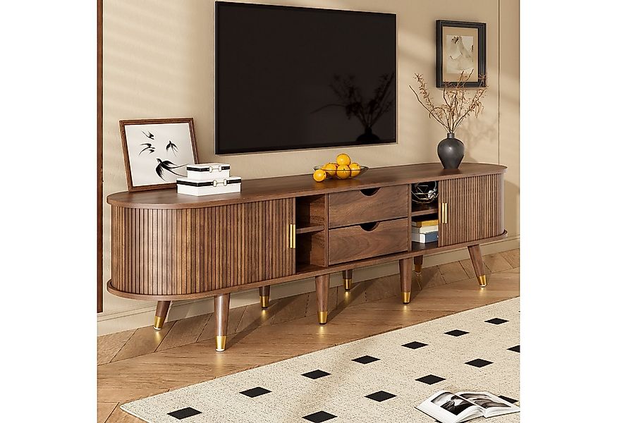 MODFU Lowboard Rattan-Elemente (Fernsehschrank, Fernsehtisch, Wohnzimmermöb günstig online kaufen