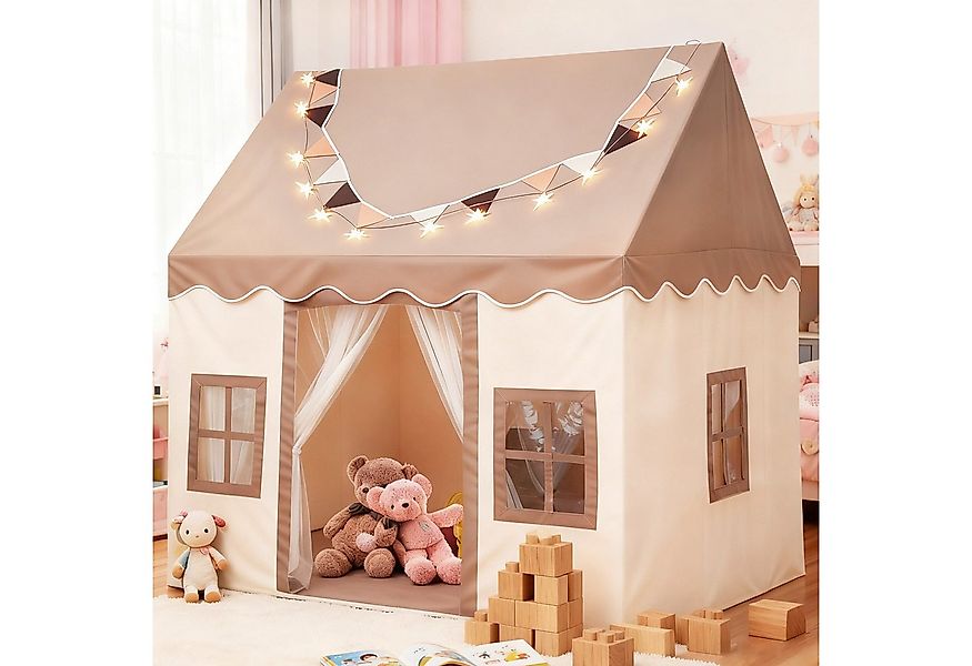 BlingBin Spielzelt Kinder Spielzelt Haus Indoor Spielhaus aus Polyester in günstig online kaufen