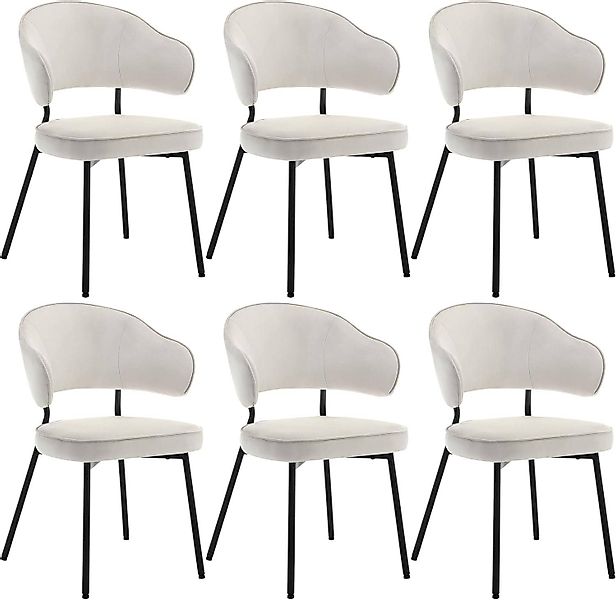 Woltu 4-Fußstuhl (Set, 6 St), mit günstig online kaufen