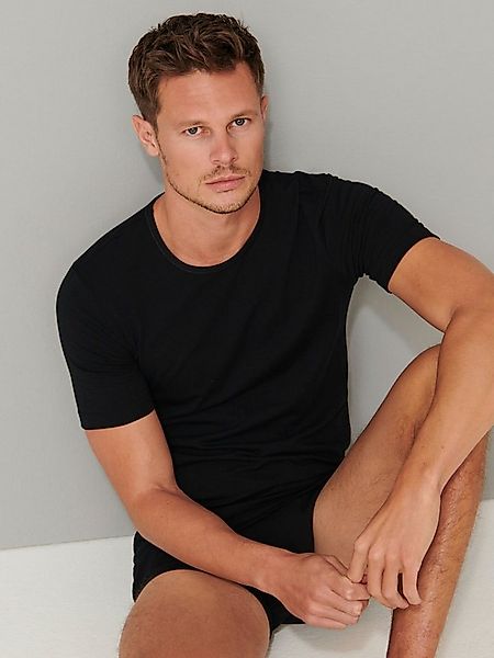 Schiesser T-Shirt 95/5 (2-tlg) 0 günstig online kaufen