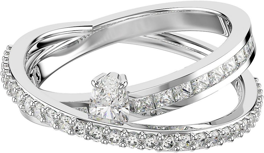 Swarovski Fingerring Schmuck Geschenk Hyperbola Ring, mit Swarovski® Zirkon günstig online kaufen