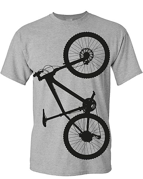 Baddery Print-Shirt Fahrrad T-Shirt: "MTB Hardtail", günstig online kaufen