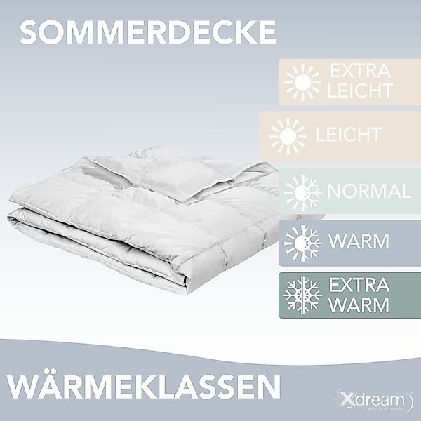 XDREAM Daunenbettdecke Nature Daunendecke, 135x200 cm günstig online kaufen